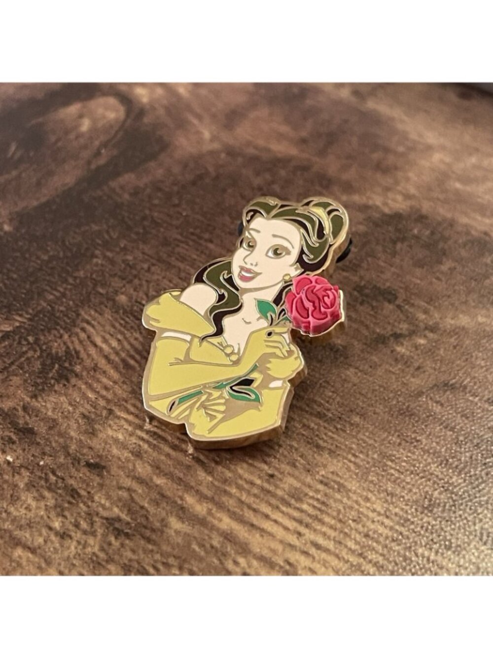 Walt Disney World Trading Pin Belle Princess Premiere Free D 3D Rose 2003 WDW - Picture 8 of 10